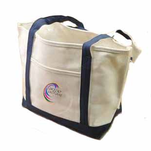 Carry Bag With Hand Stripes Design
