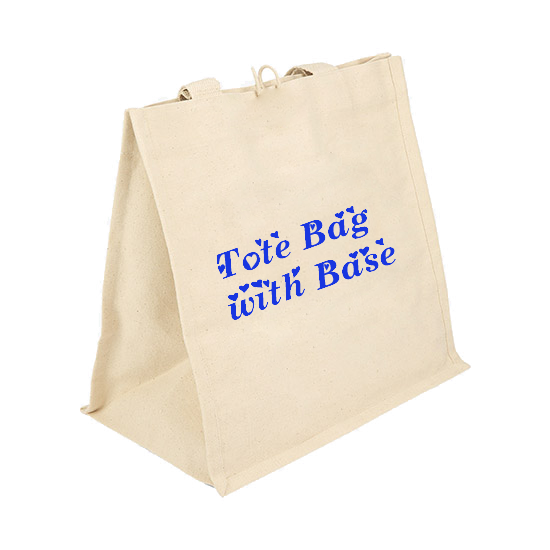 Cotton Tote Bag With Base