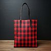 Tb Thmbnail Check Fabric Canvas Tote Bag