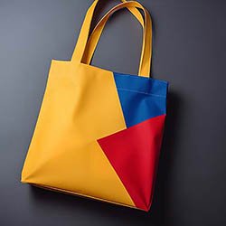 Tb Collection Tri Color Canvas Tote Bag