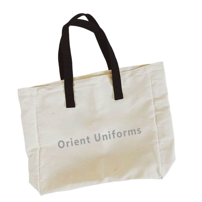 Black Canvas Tote Bag