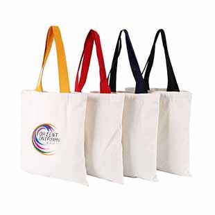 Tote Bag With Multiple Grip Colors Design