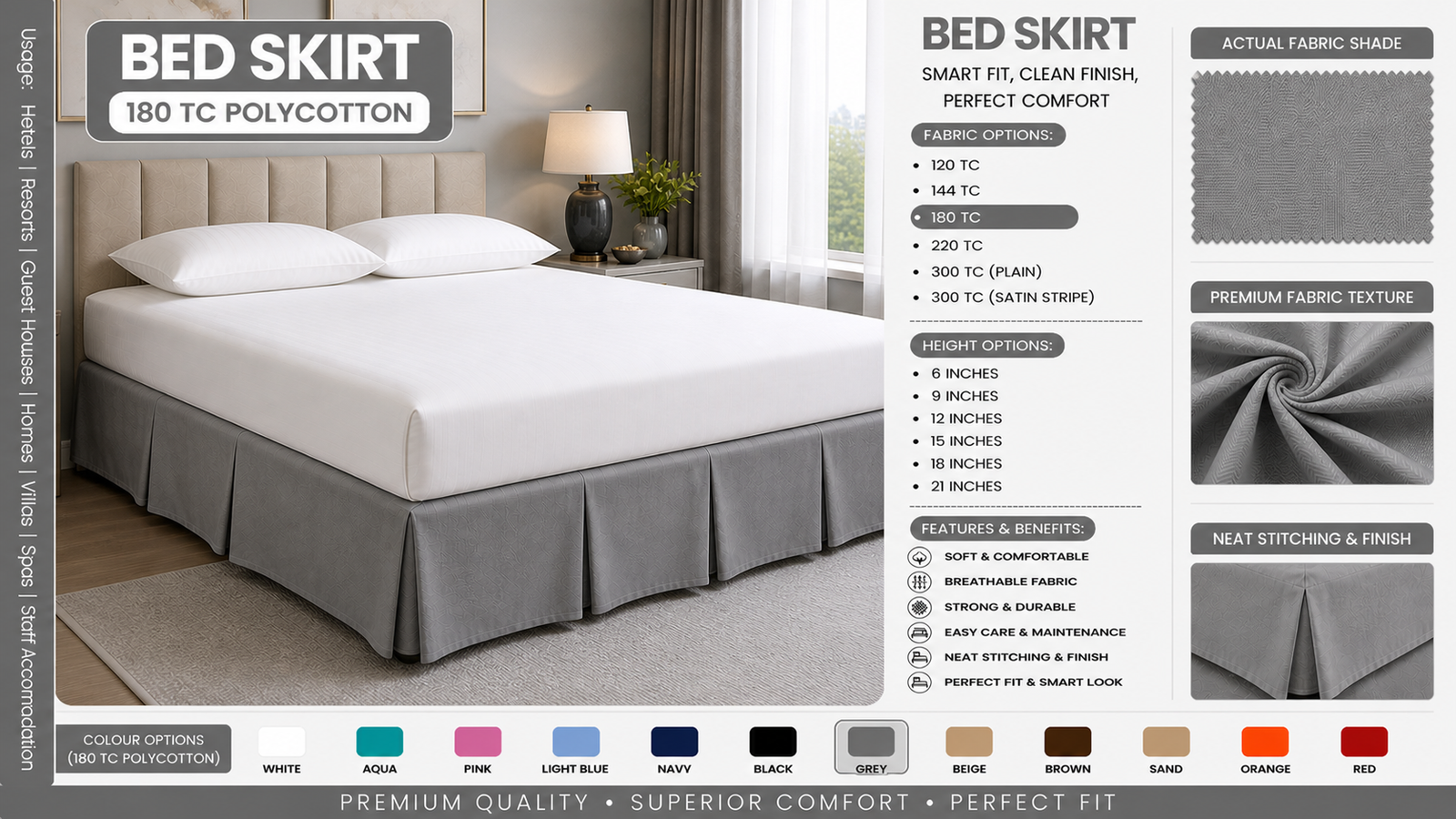 Bed Skirt Essential