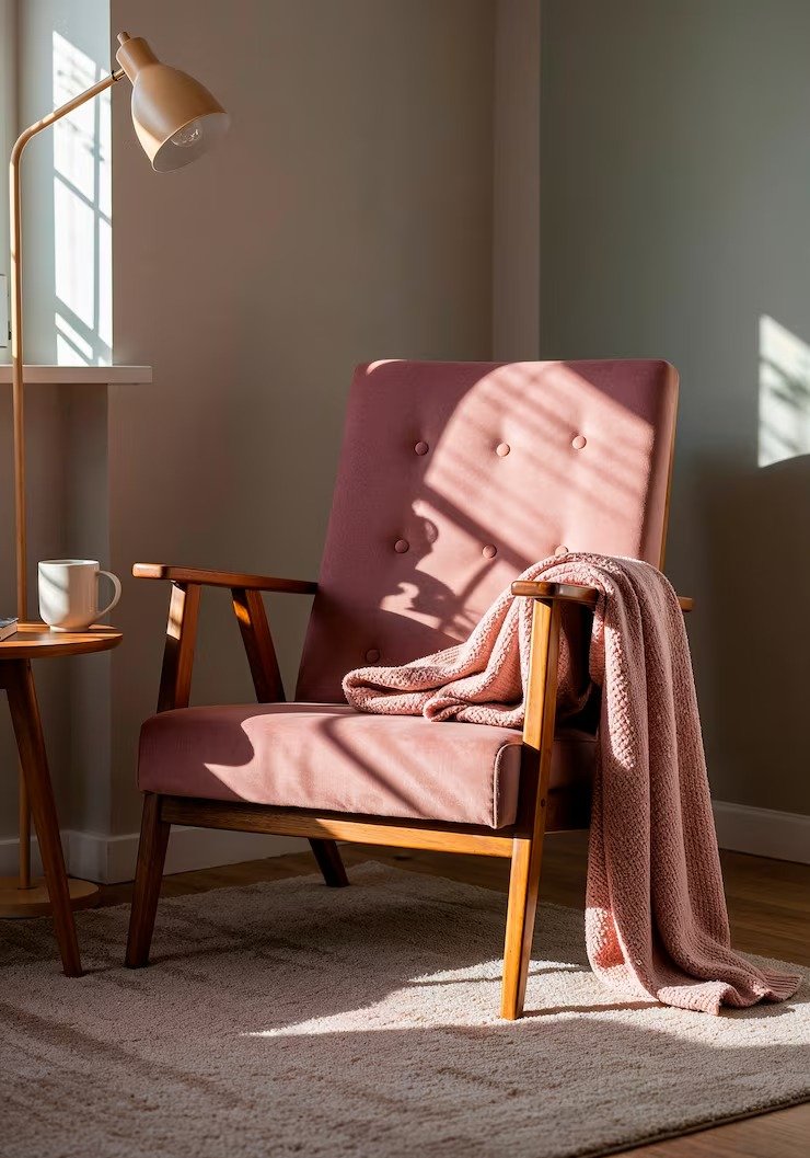 Chair Cushions Covers Cozy Reading Nook Armchair Blanket
