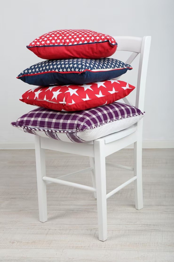 Cushions Covers Bright Pillows Chair Room