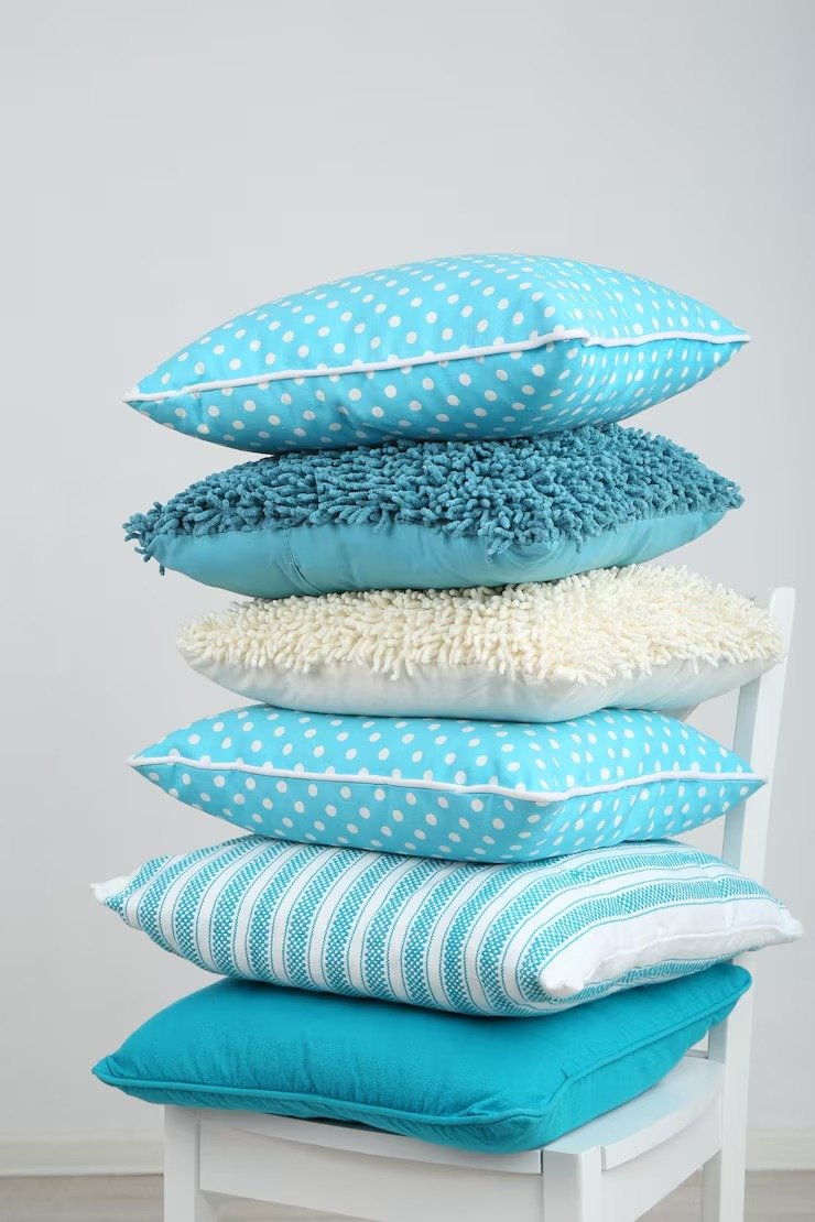 Cushions Covers Bright Pillows Chair Room