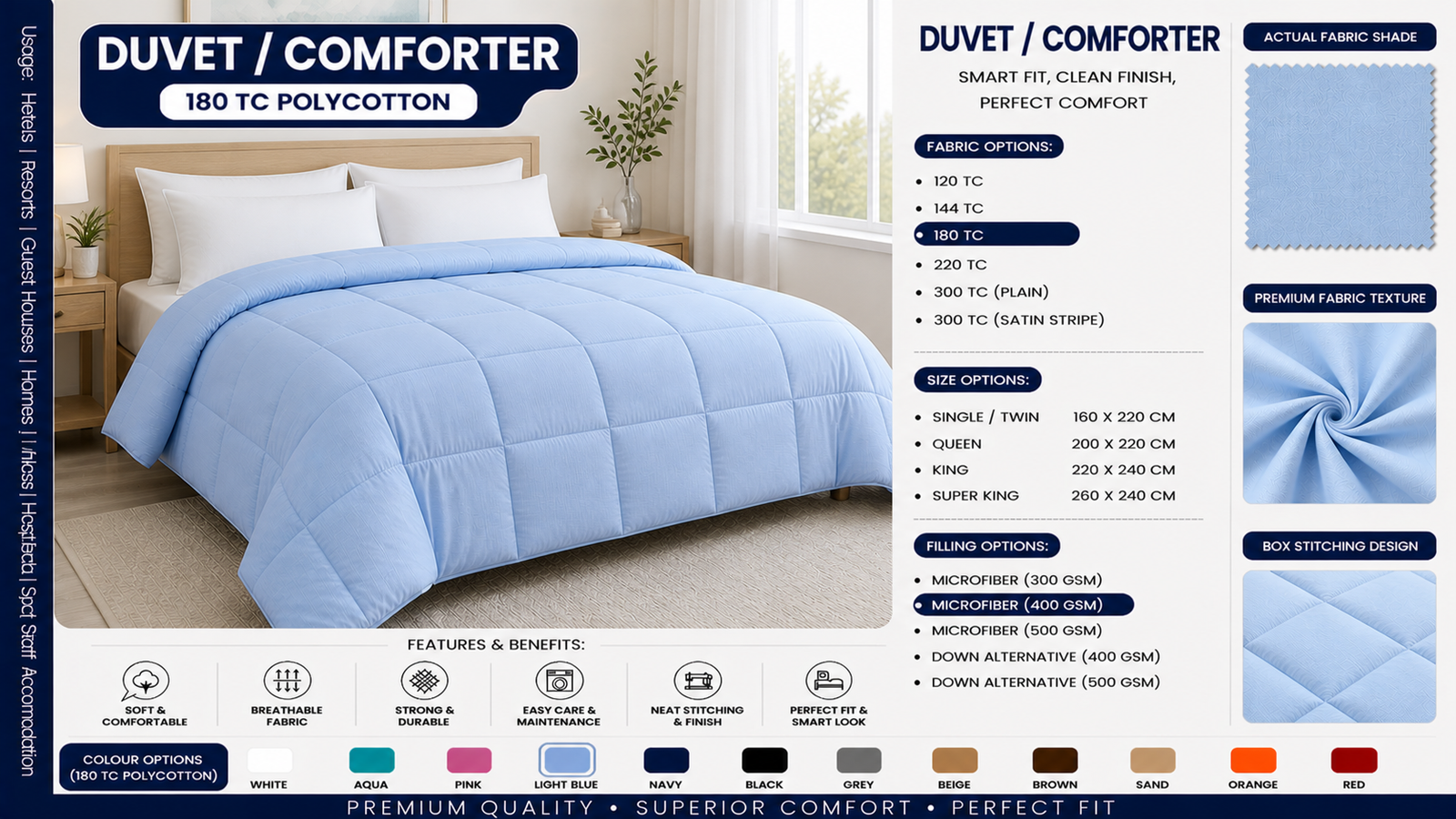 Duvet Comforter Bold