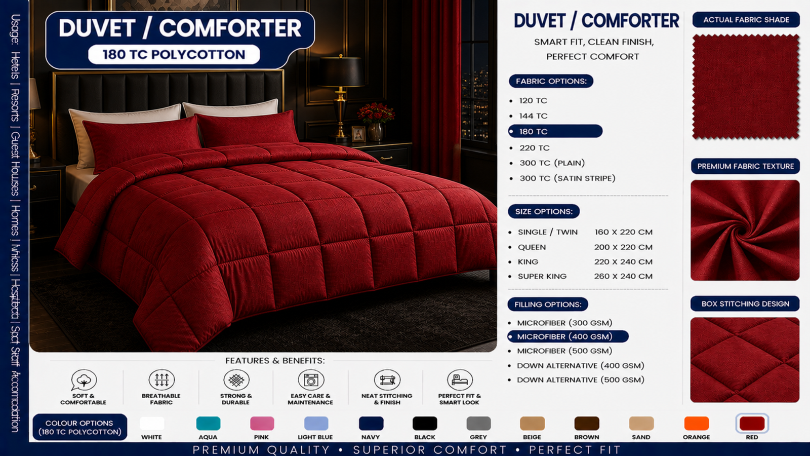 Duvet Comforter Standard