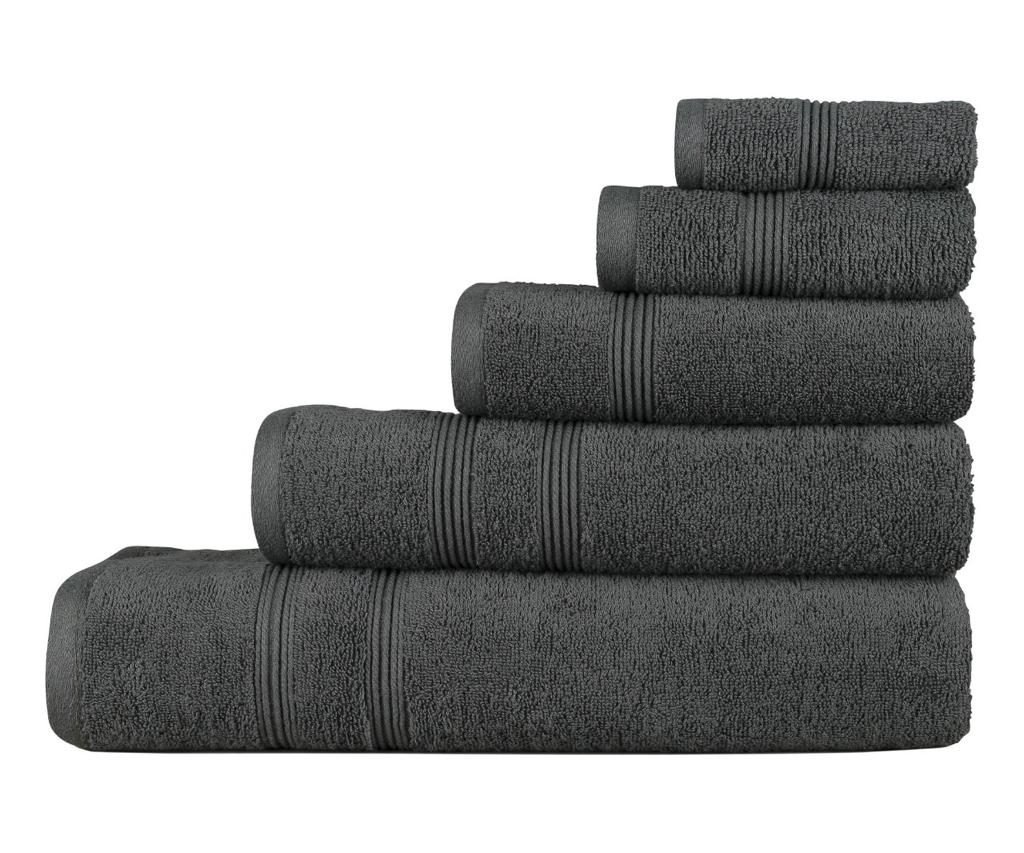 Dark Gray Towel Hair Towel