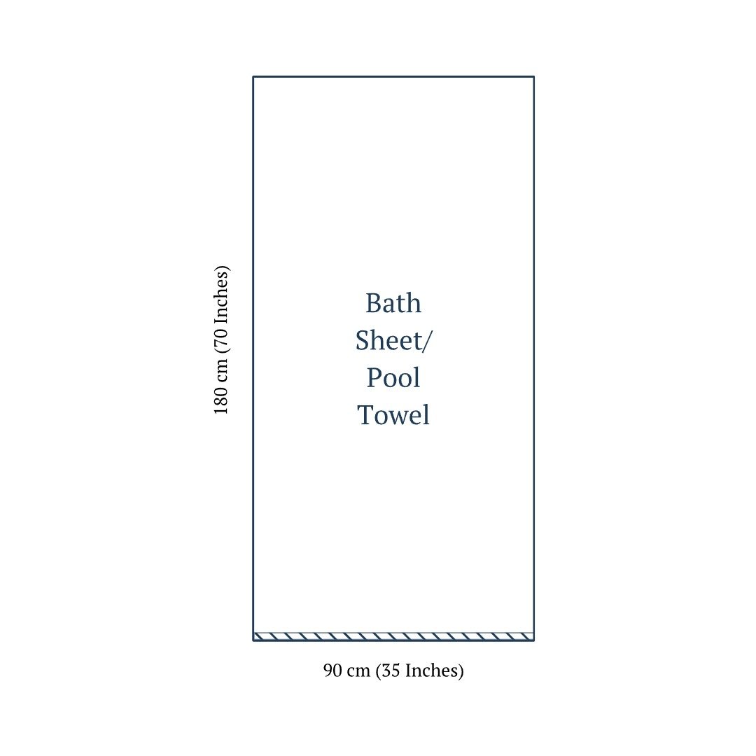 Pool Towel Beach Towel Size Guide Hand Towel