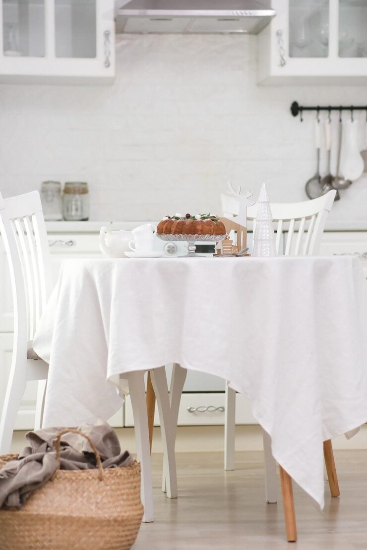 White Table Cover