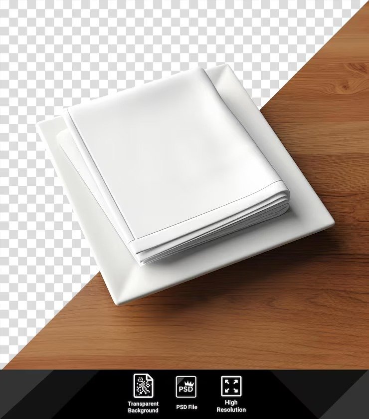 Damas Cotton White Table Napkin