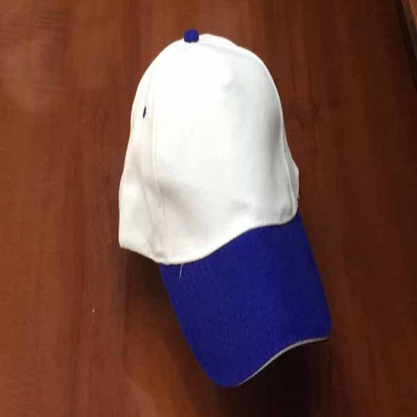 White Cap Royal Blue Contrast
