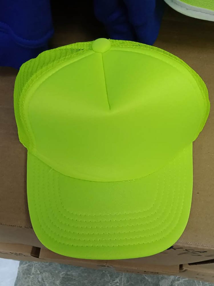 Floral Green Polyester Foam Cap Dubai