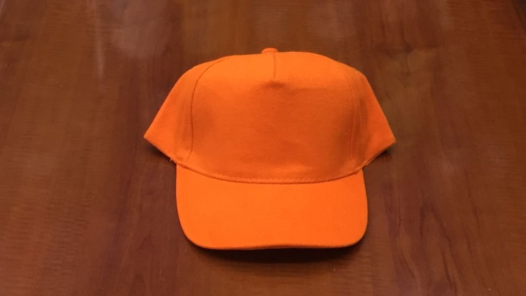 Kids Cotton Orange Color Cap
