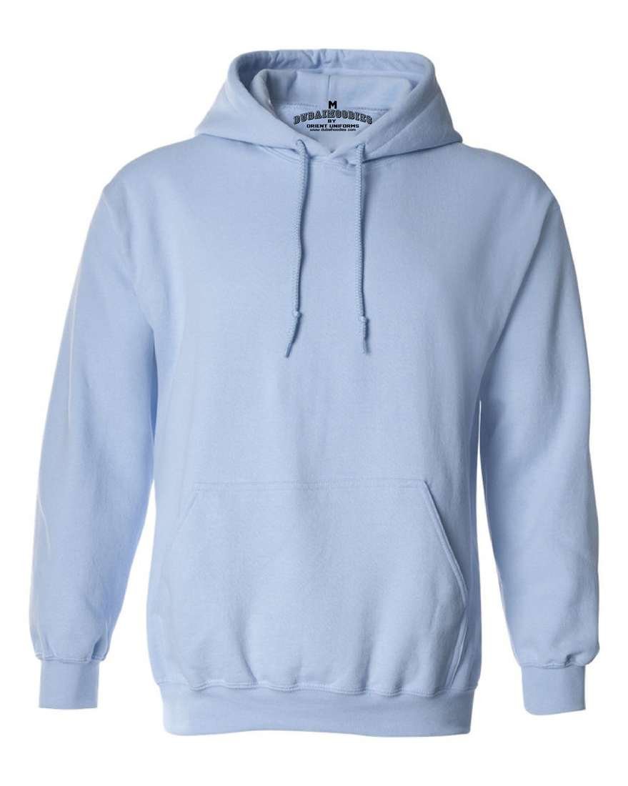 Blue Basic Hoodie Signature Cotton Fleece
