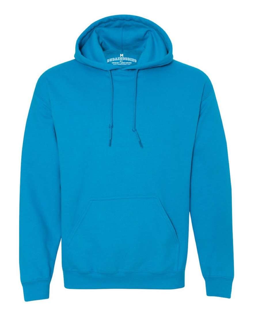 Blue Basic Hoodie Urban Cotton Fleece