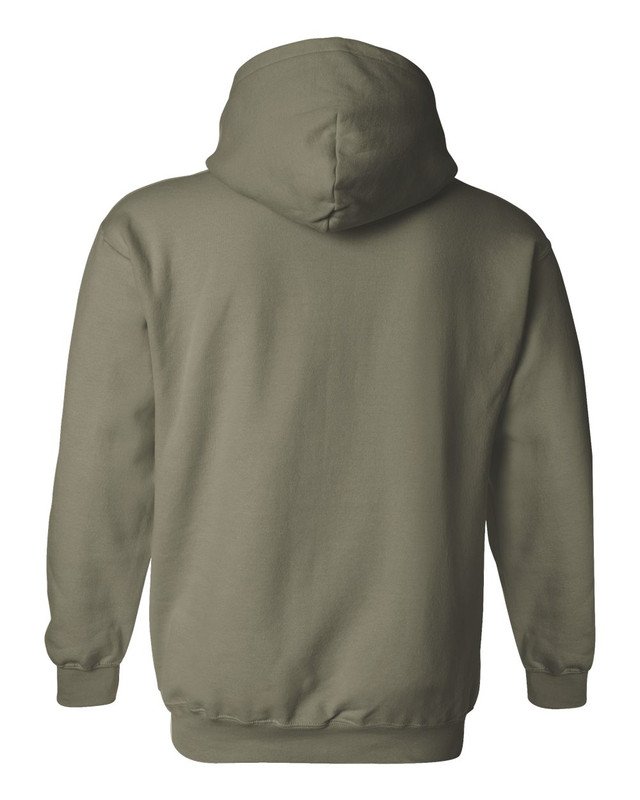 Green Basic Hoodie Bold Cotton Fleece