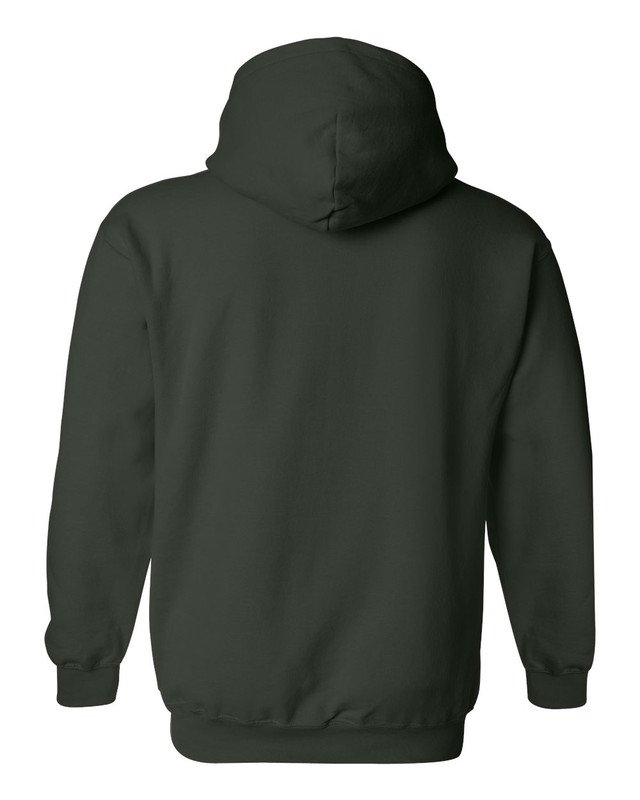 Green Basic Hoodie Classic Cotton Fleece