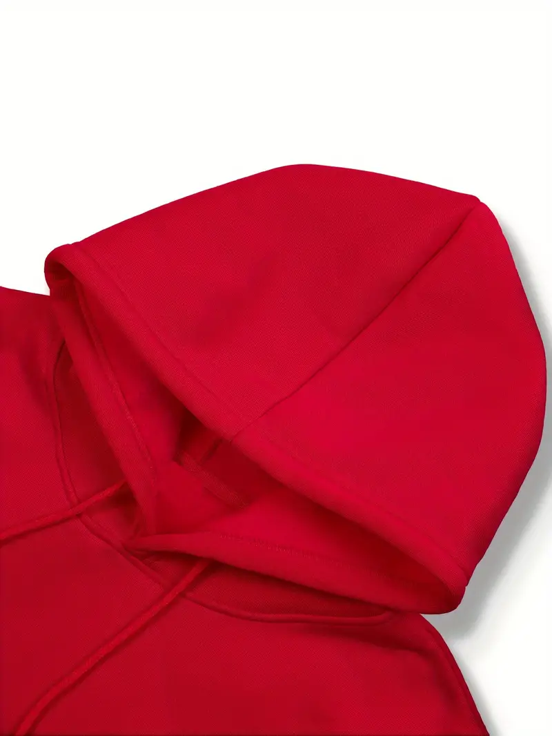 Red Basic Hoodie Pro Cotton Fleece