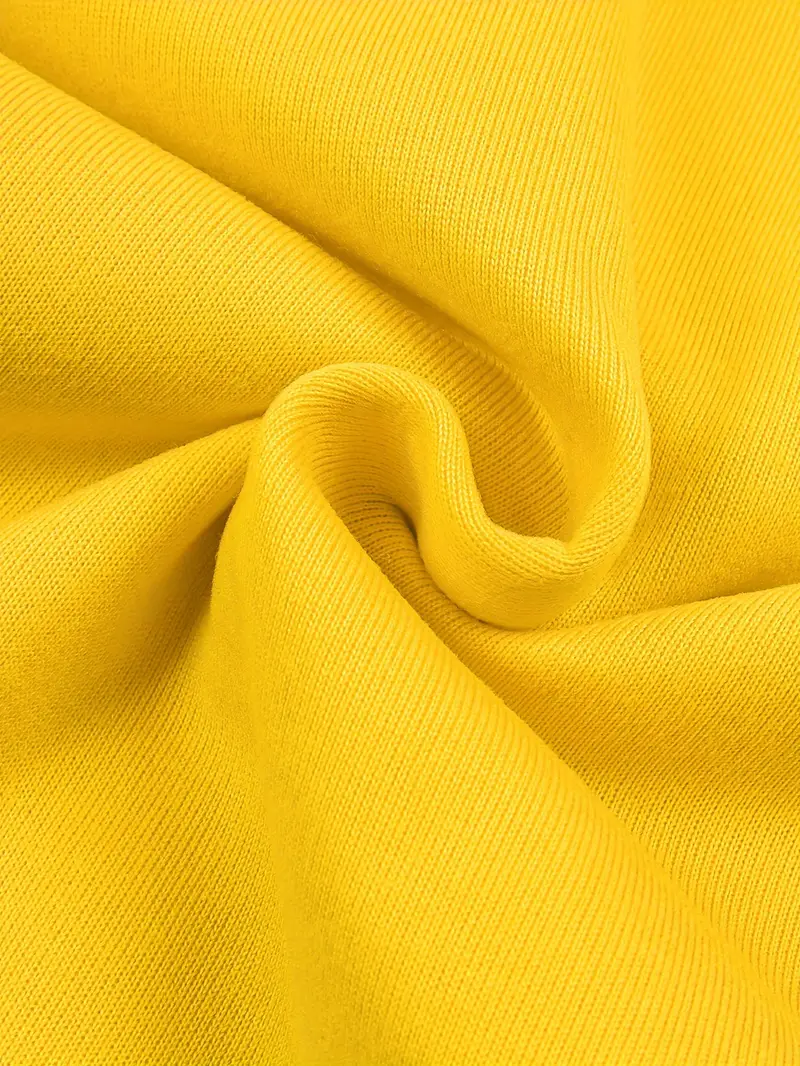Yellow Basic Hoodie Signature Cotton Fleece