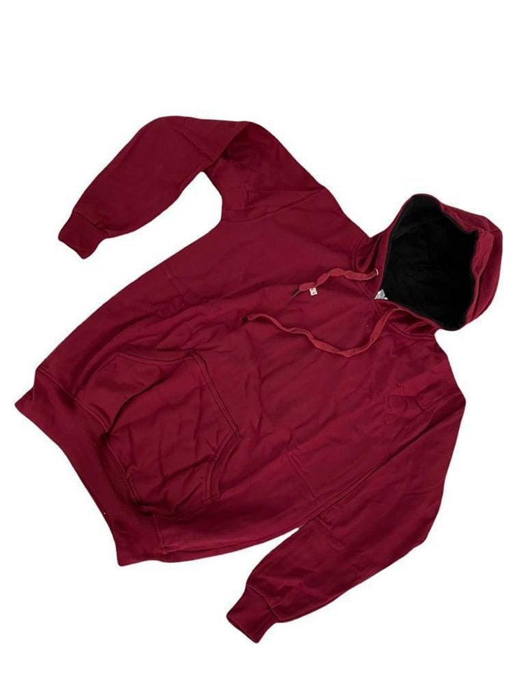 Maroon Color French Terry Hoody