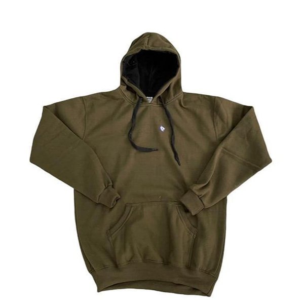 Military Green Interlock Cotton Hoody