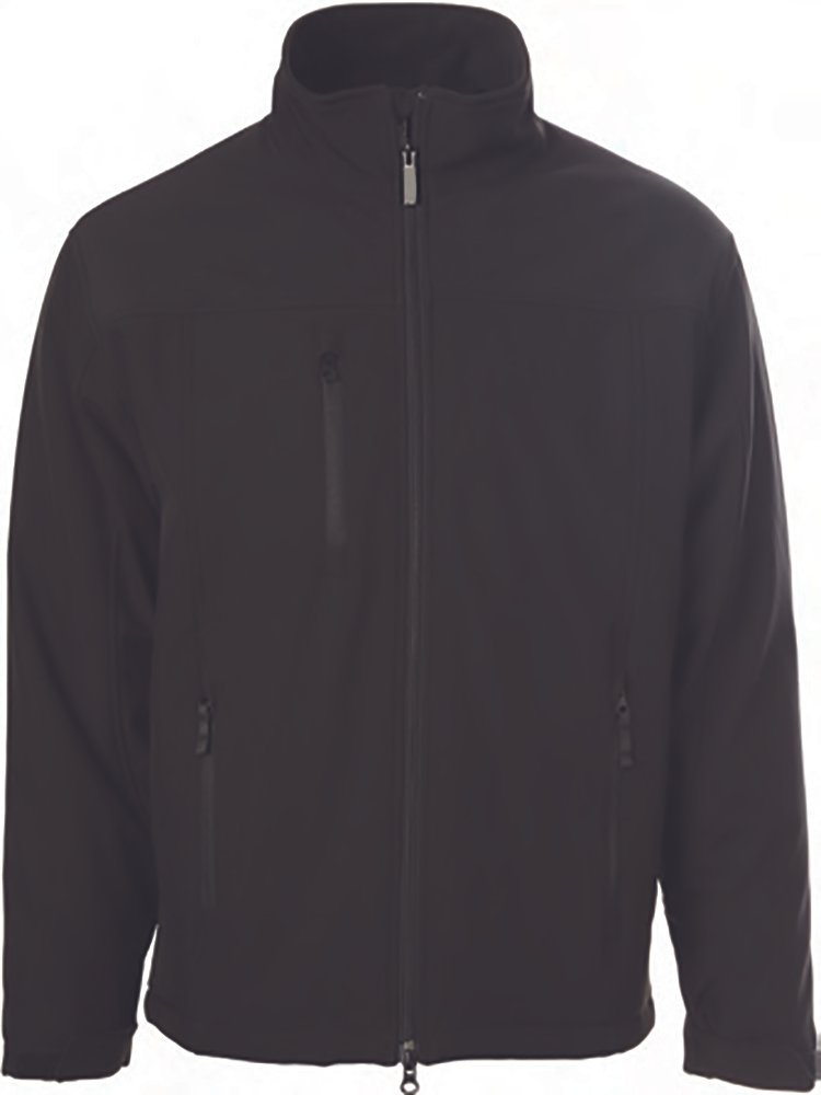 فليس Jacket مع Zippers باللون الأسود
