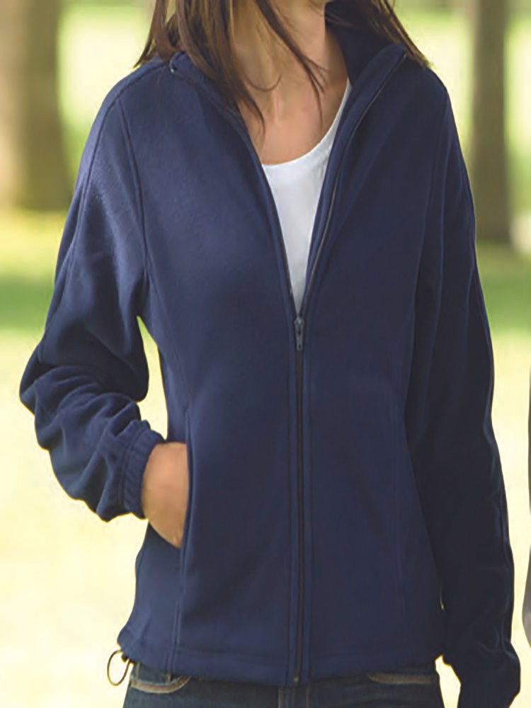 فليس Jacket باللون الأزرق البحري