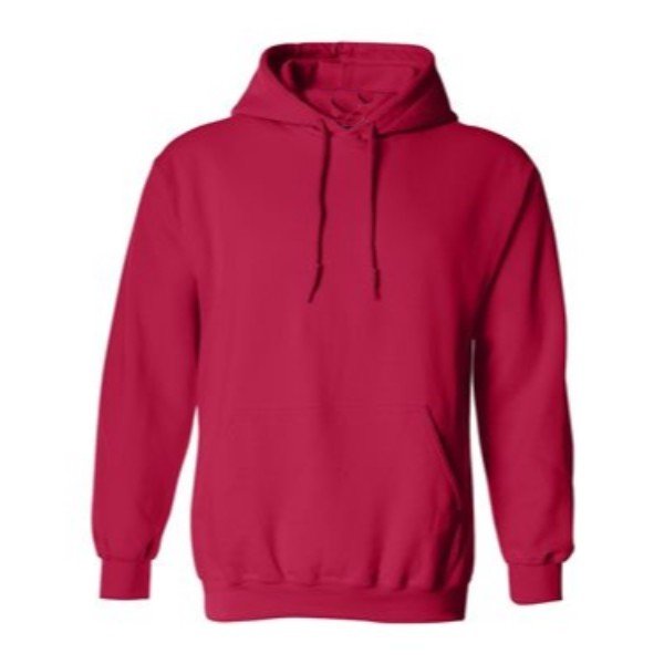 Cherry Red Hooded Pullover