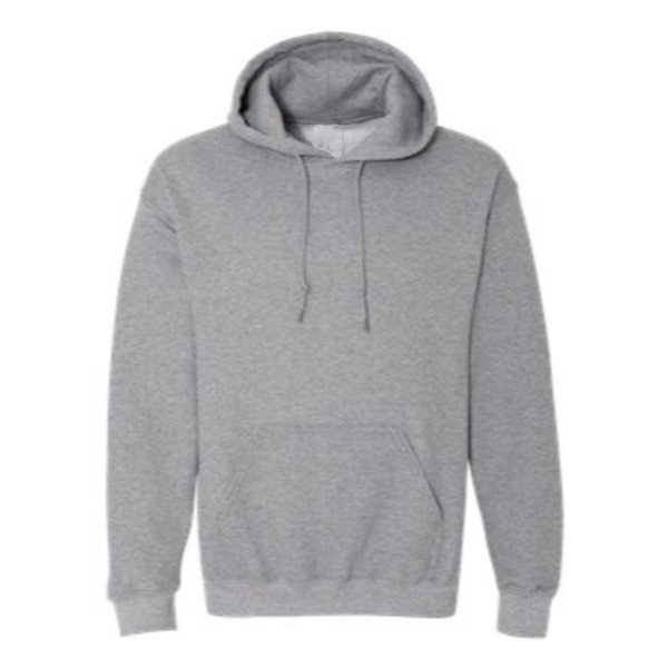 Graphite Heather بلوفر بغطاء رأس