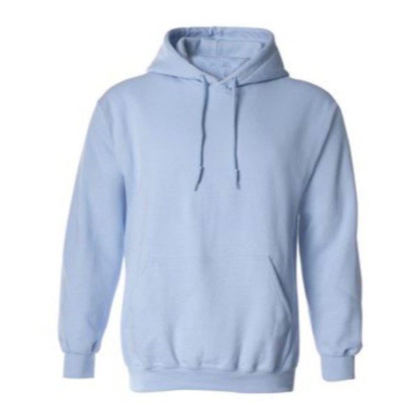 Light Blue Hooded Pullover