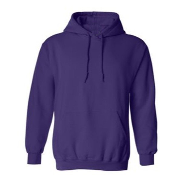 Purple Hooded Pullover