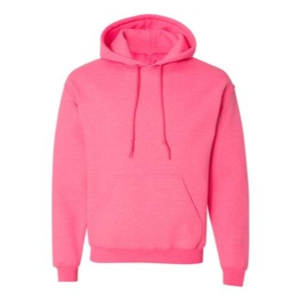 Safety Pink Hooded Pullover