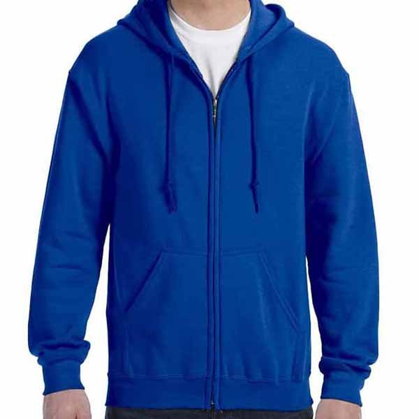 Royal Blue Hood With Zipper