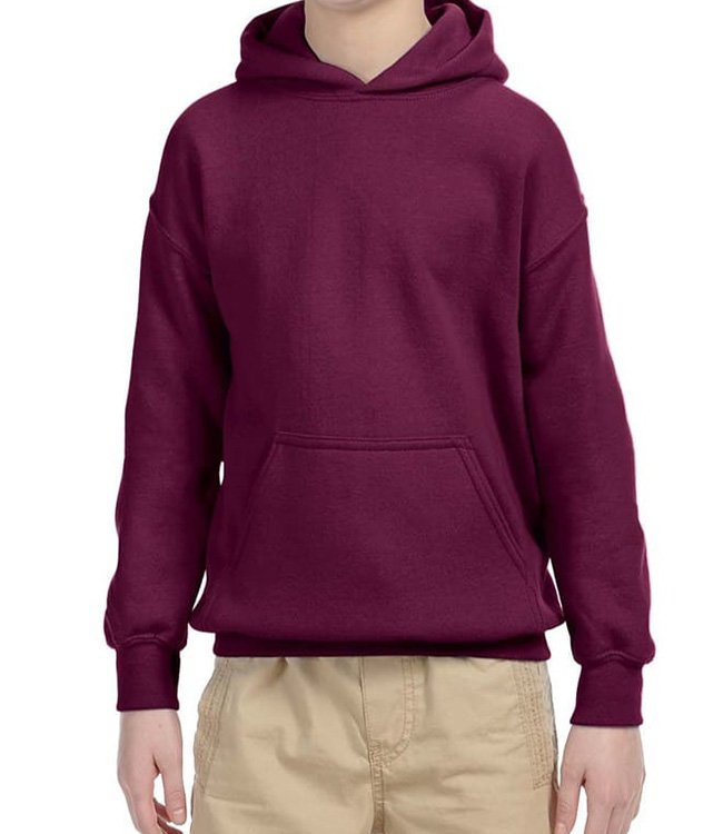 Dark Maroon أطفال هودي