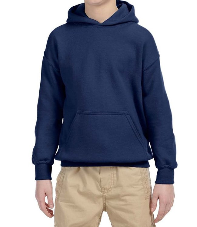 Navy أطفال هودي