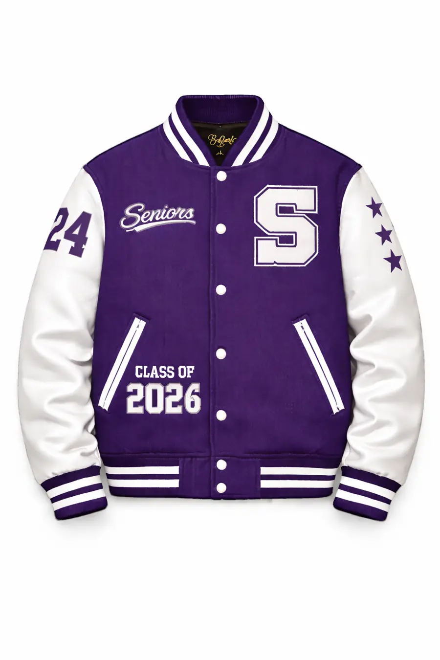 Senior Jacket Purple White Uae