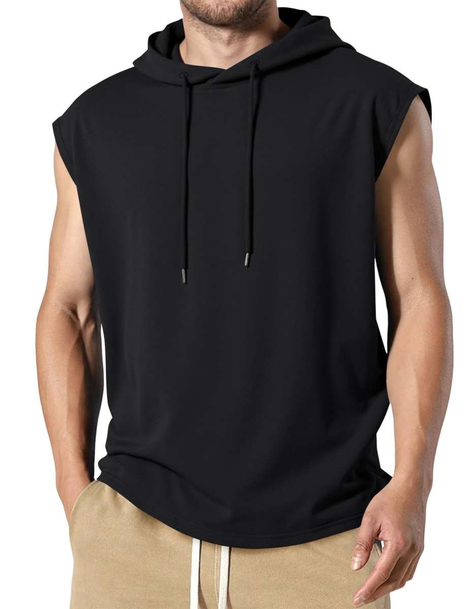 Sleeveless Hoodie Modern