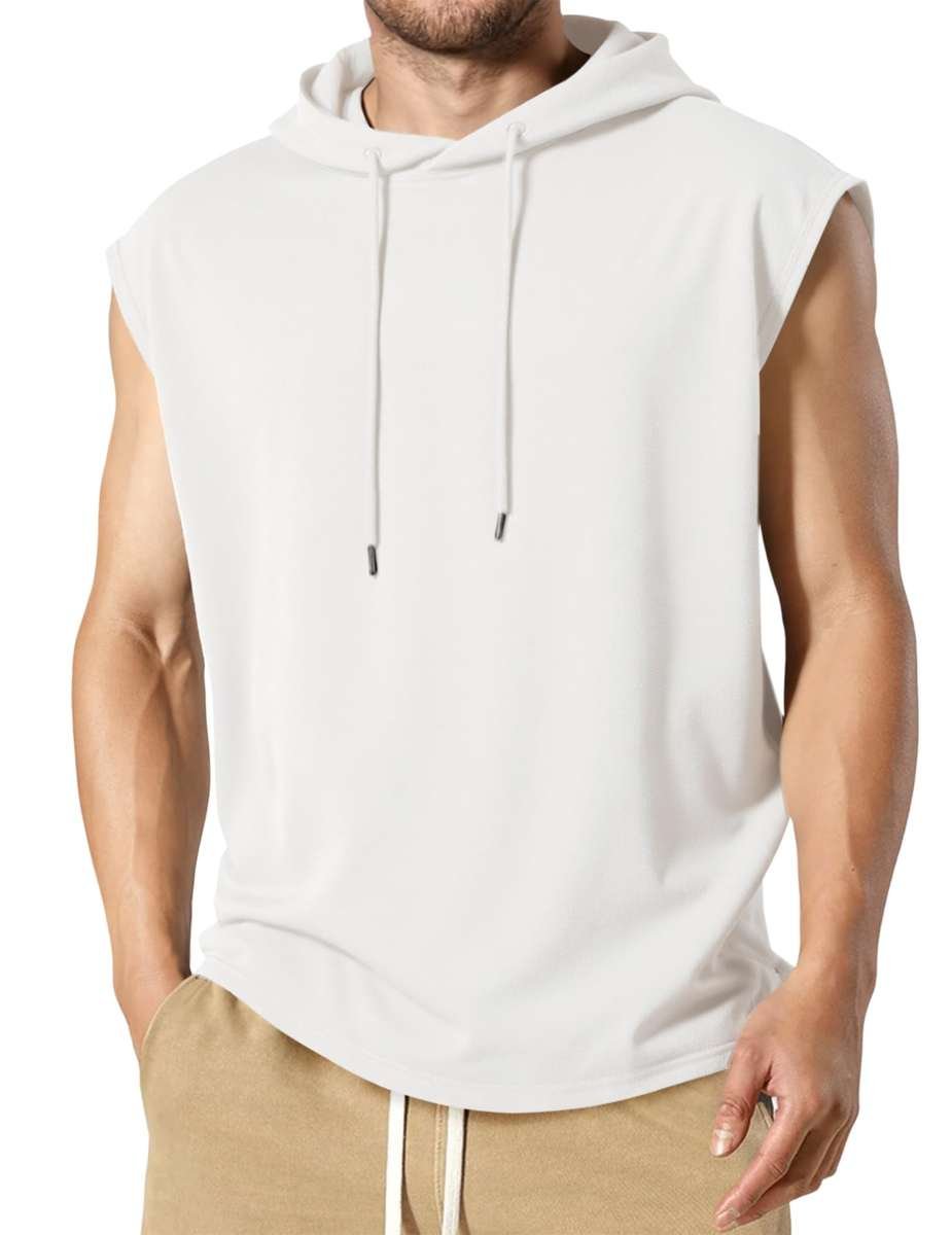 Sleeveless Hoodie Modern