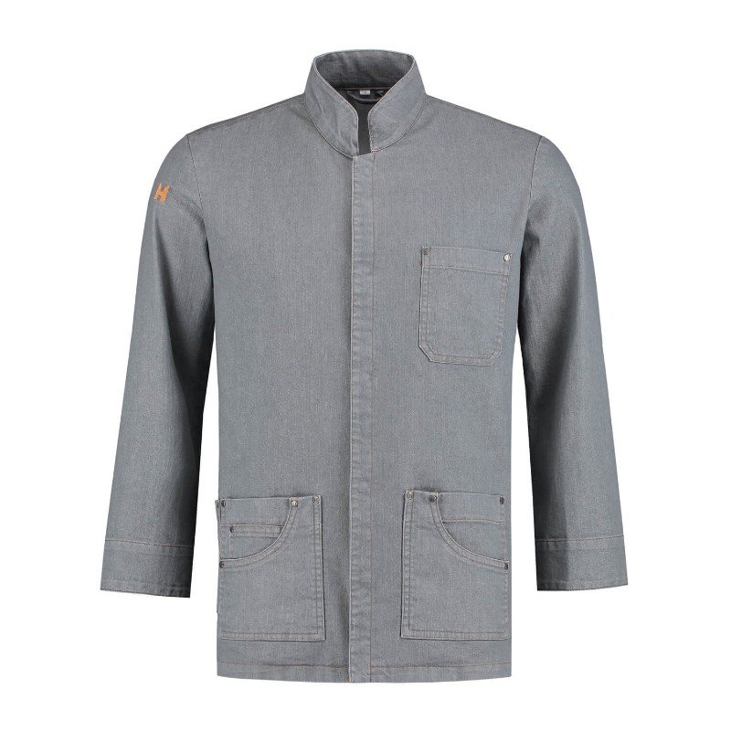 Coat جاكيت شيف Pockets صغير ياقة