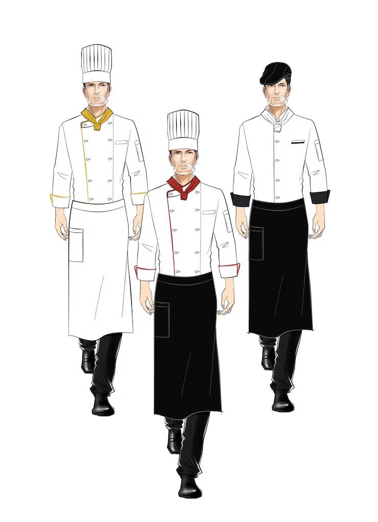 Chef زي موحد مودرن