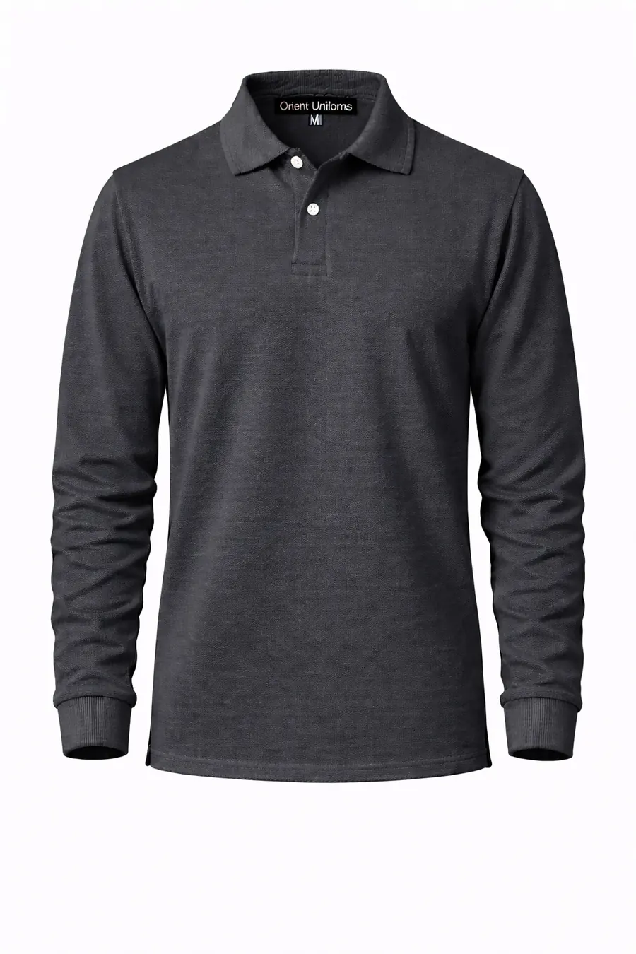 Full Sleeves Polo T-Shirt Dark Gray