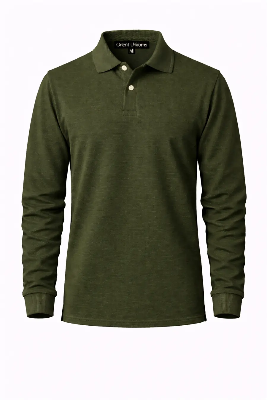 Full Sleeves Polo T-Shirt Dark Olive