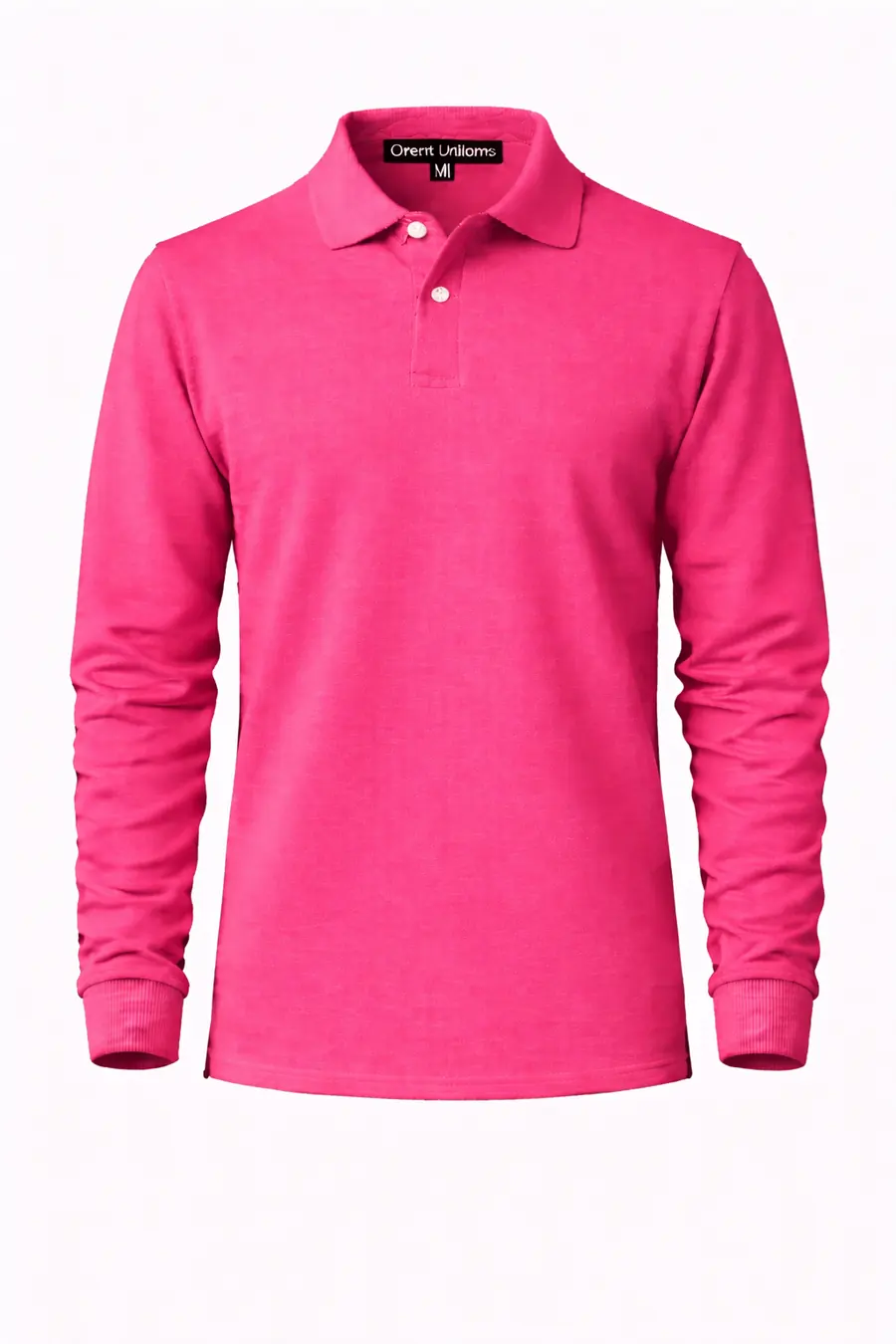 Full Sleeves Polo T-Shirt Dark Pink