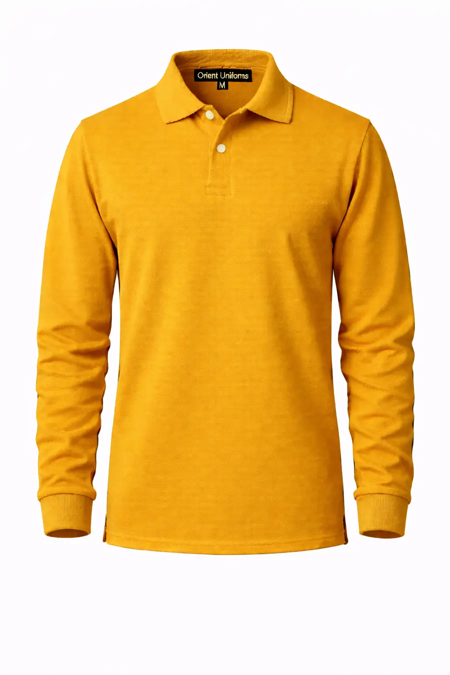 Full Sleeves Polo T-Shirt Golden Yellow