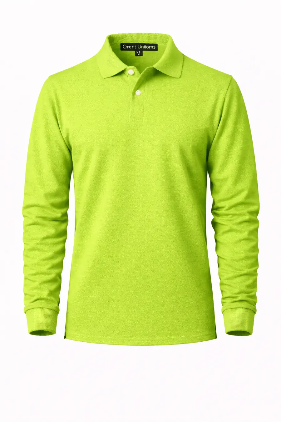 Full Sleeves Polo T-Shirt Light Green