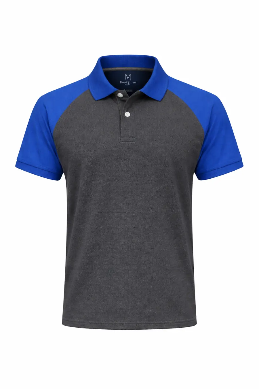 Two Color Polo Black Red