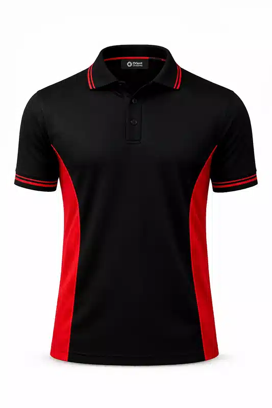 Two Color Panel Polo Shirt Classic