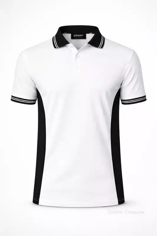 Two Color Panel Polo Shirt Deluxe